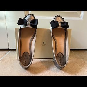 Kate Spade Pewter Flats